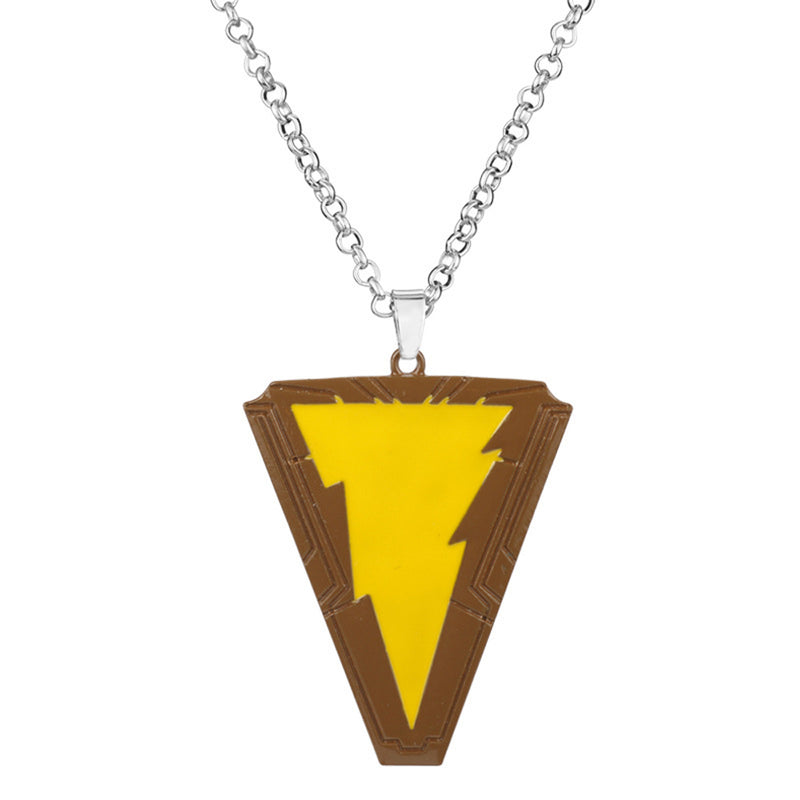 Shazam!  Necklace Earings Set Cosplay Costume Accessories For Women Men Jewelry Gifts