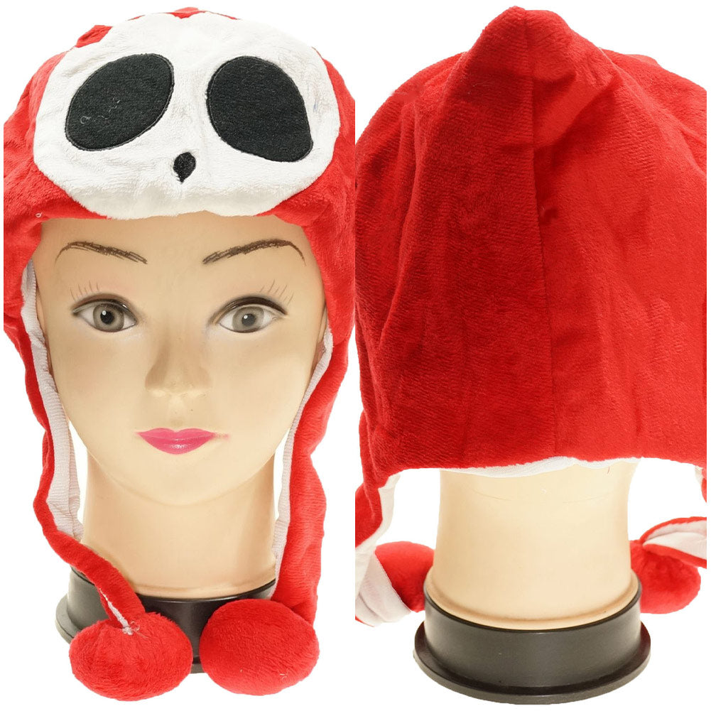 Shy Guy Hat Cosplay Cap Halloween Carnival Costume Accessories– VEEGET