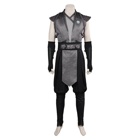 VeeGet Mortal Kombat Tomas Vrbada /Smoke Gray Male Fighter Roleplay Jumpsuit Carnival Halloween Costume