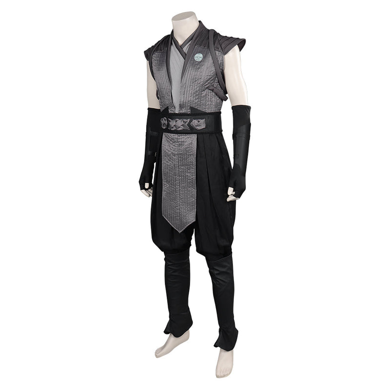 VeeGet Mortal Kombat Tomas Vrbada /Smoke Gray Male Fighter Roleplay Jumpsuit Carnival Halloween Costume