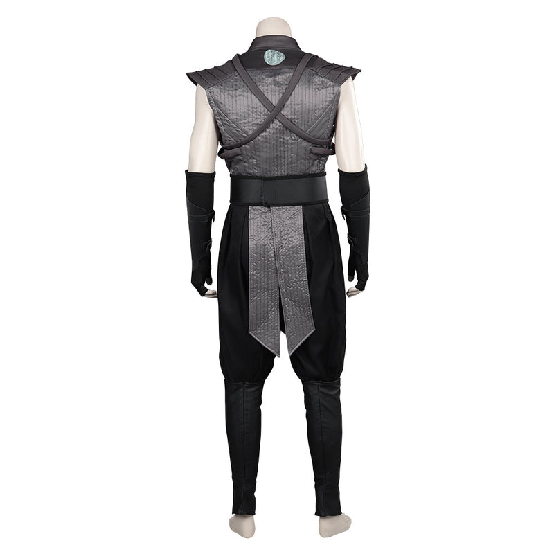 VeeGet Mortal Kombat Tomas Vrbada /Smoke Gray Male Fighter Roleplay Jumpsuit Carnival Halloween Costume