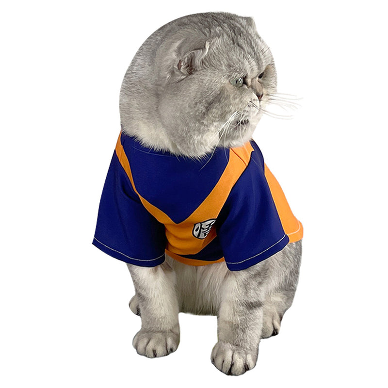 Son Goku Cosplay Costume Outfits Halloween Carnival Party Disguise Suit For Pet Cat