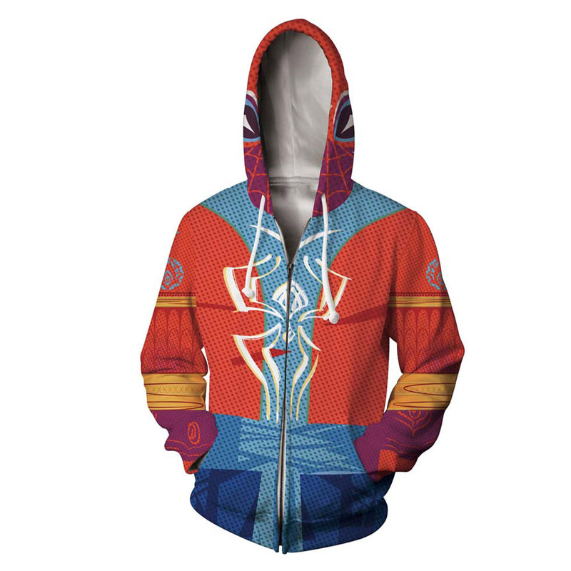 Spider man Cosplay Hoodie 3D Printed Hooded Sweatshirt Men Women Casual Streetwear Zip Up Jacket Coat Pullover