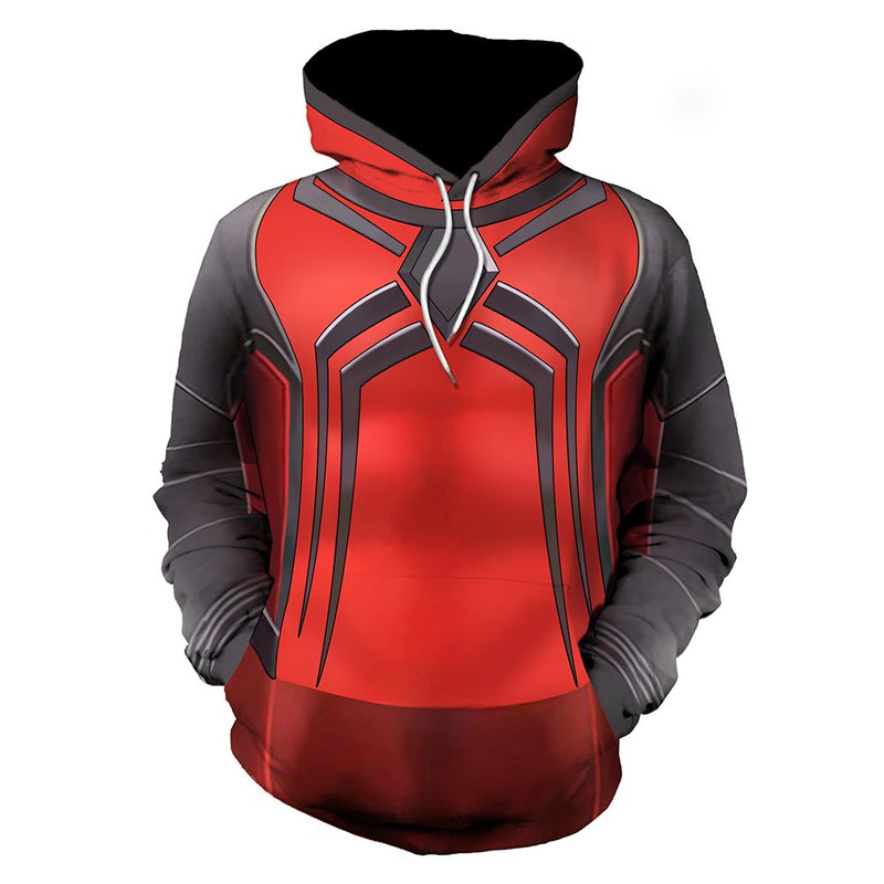 spiderman Miles Morales Cosplay Hoodie 3D Printed Hooded Sweatshirt Kids Children Casual Streetwear Pullover