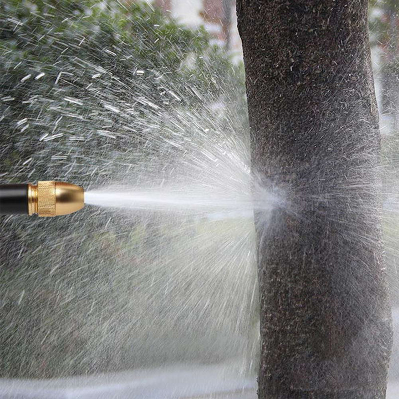 Sprinkler hose telescopic 15m sprinkler hose watering hose car washing high pressure fog courtyard horticulture high pressure cleaning nozzle power supply is not needed