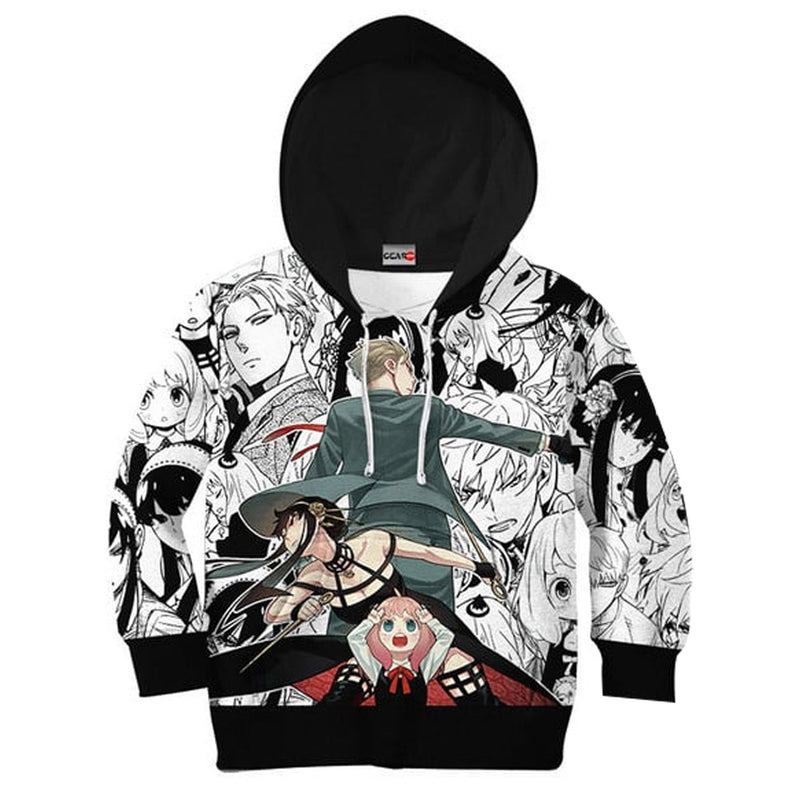 SPY×FAMILY Loid Forger Twilight  Cosplay Hoodie 3D Printed Hooded Sweatshirt Kid Children Casual Streetwear Pullover