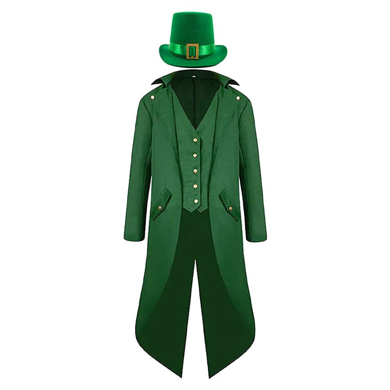 St. Patrick‘s Day Cosplay Costume Outfits Halloween Carnival Suit Steampunk Retro