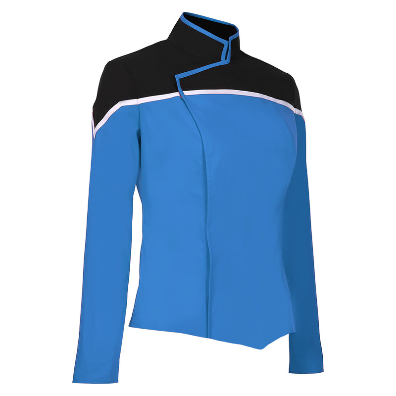 Star Trek: Lower Decks Season 1 Cosplay Costume Blue Uniform Shirt Top