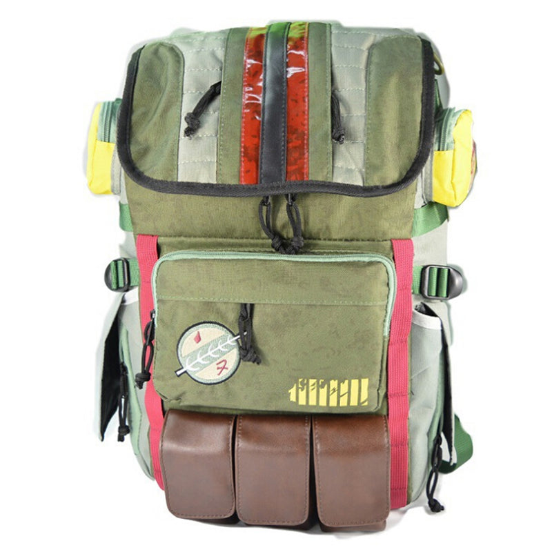 Star Wars Boba Fett Costume Backpack Laptop Bag School Bag Travel Outdoor Bag