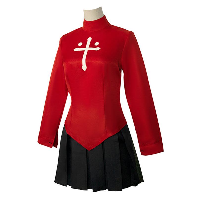 Fate/stay night Tohsaka Rin Cosplay Costume Outfits Fantasia Halloween Carnival Party Disguise Suit