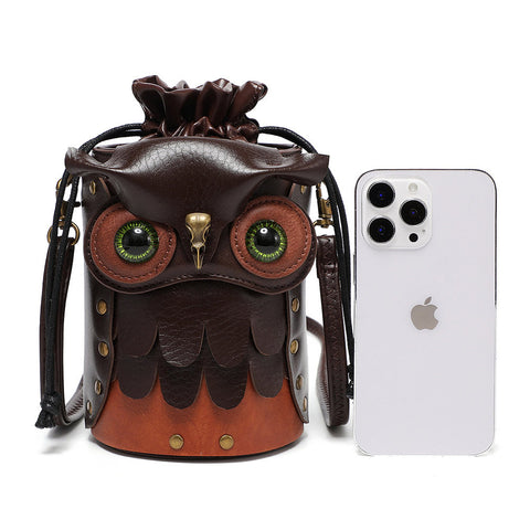 ﻿ Steampunk retro style women shoulder crossbody bag  mini outdoor mobile phone bag