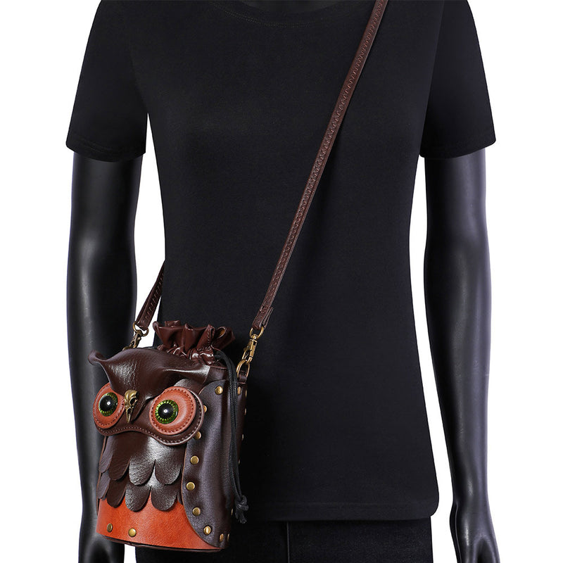 ﻿ Steampunk retro style women shoulder crossbody bag  mini outdoor mobile phone bag