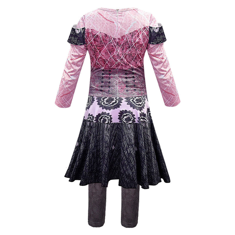 Stock Children's Adult Halloween Ten Stages 3 Evil Cosplay Costume Bertha Maleficent Children's Little Girl Onesuit