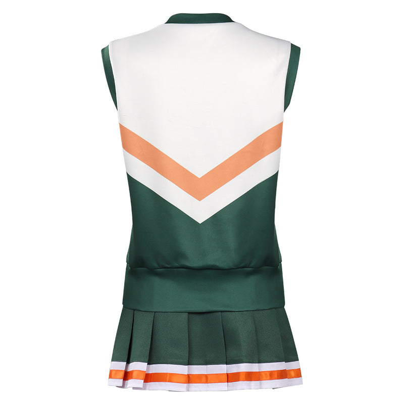 Stranger Things Season 4 Hawkins High School Cheerleading Cosplay Costume Top Skirt Outfits Halloween Carnival Suit