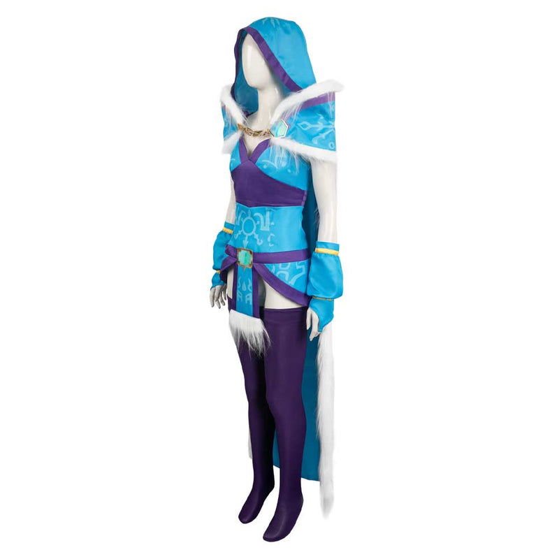 suit Cosplay Costume Outfits Halloween Carnival Suit DotA cosplay Crystal Maiden