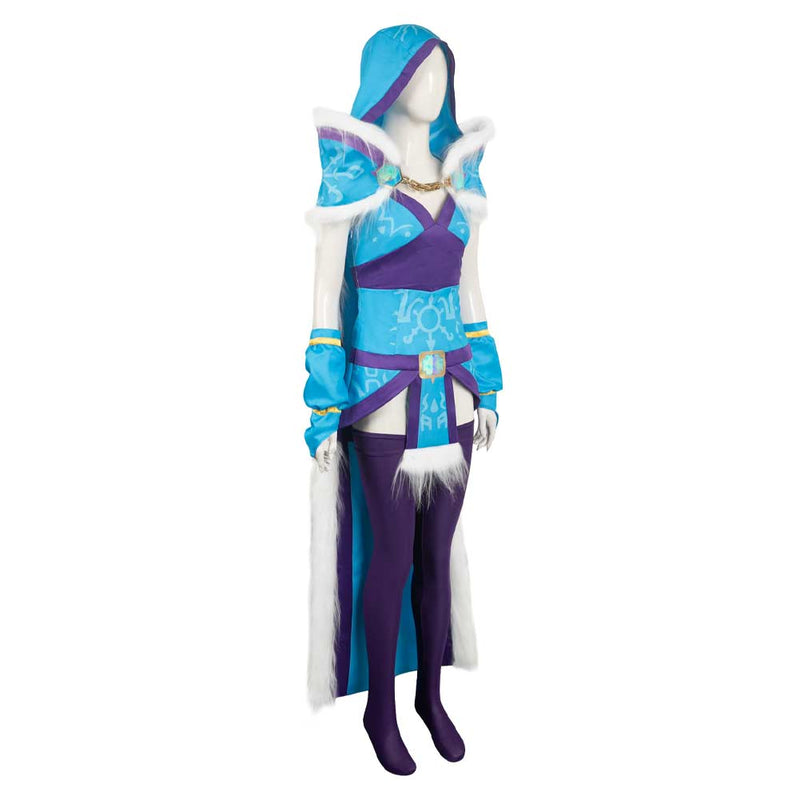 suit Cosplay Costume Outfits Halloween Carnival Suit DotA cosplay Crystal Maiden