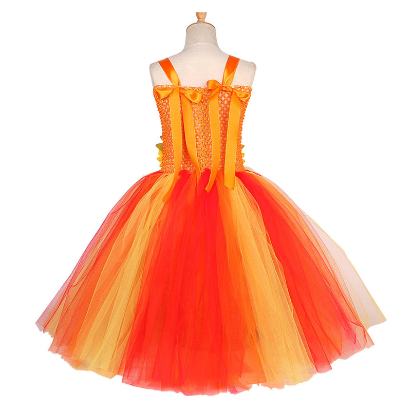 Sunflower Princess TUTU Skirt Cosplay Costume Outfits Halloween Carnival Suit