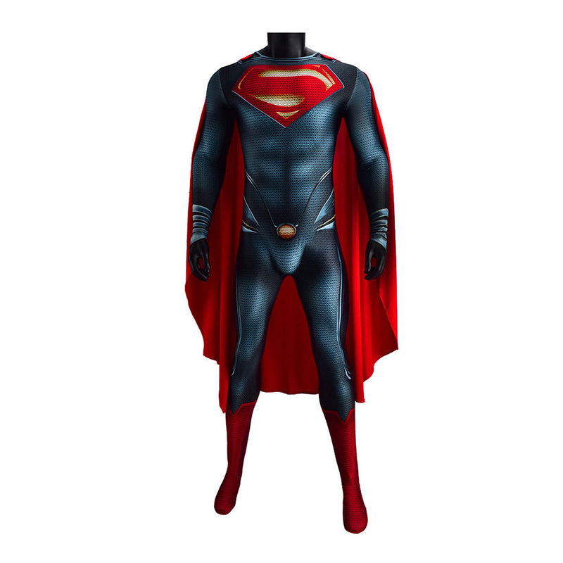 Superman Man of Steel Cosplay Costume Halloween Carnival Suit