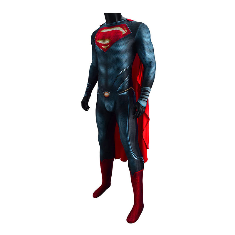 Superman Man of Steel Cosplay Costume Halloween Carnival Suit