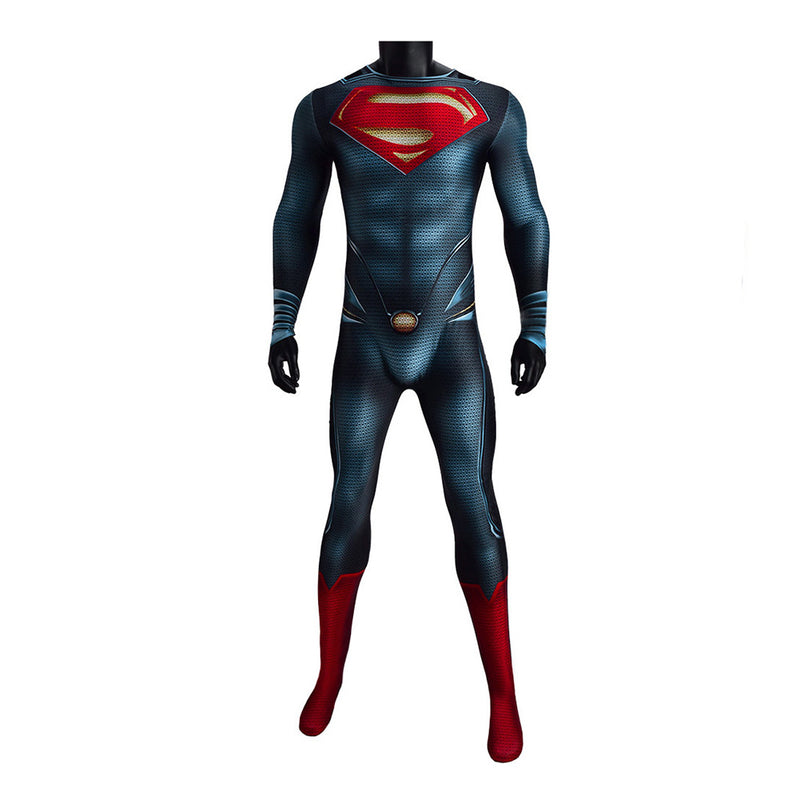 Superman Man of Steel Cosplay Costume Halloween Carnival Suit