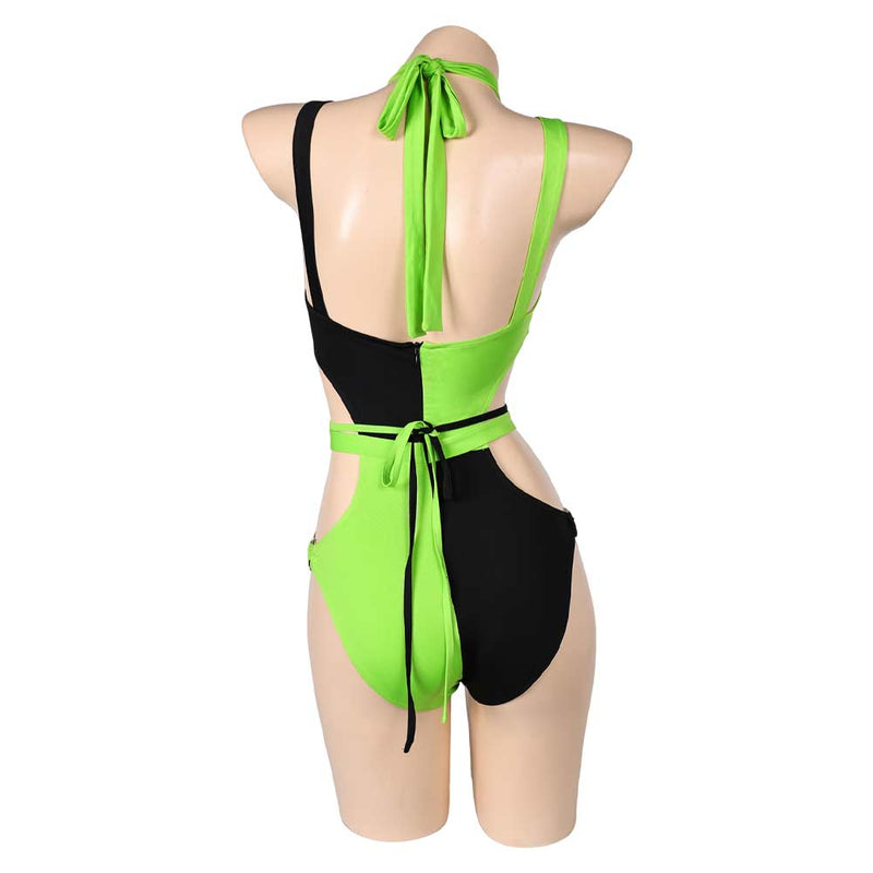 Swimsuit Cosplay Costume Outfits Halloween Carnival Suit Kim Possible Shego