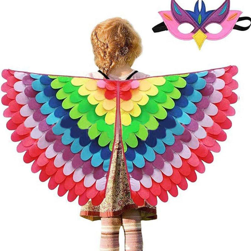 Thanksgiving Turkey Decoration Wings Cloak Cosplay Costume Outfits Halloween Carnival Suit