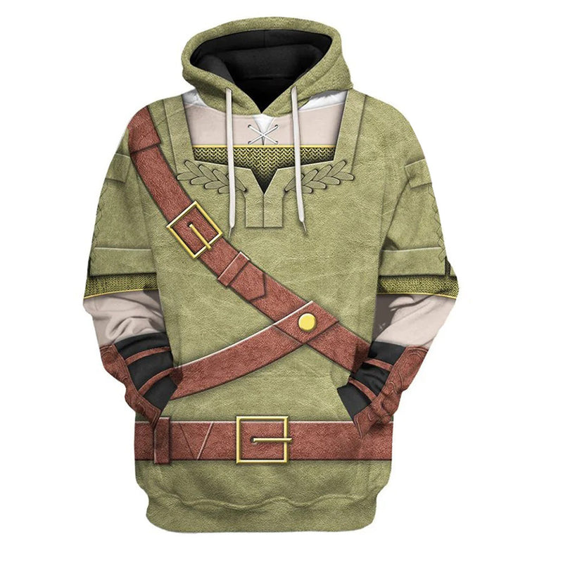 The Legend of Zelda Cosplay Hoodie 3D Printed Hooded Sweatshirt Men Women Casual Streetwear Pullover