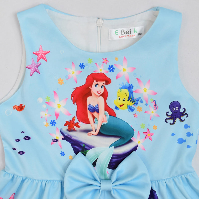 The Little Mermaid Ariel Cosplay Costume Kids Dress  Halloween Carnival Party Suit