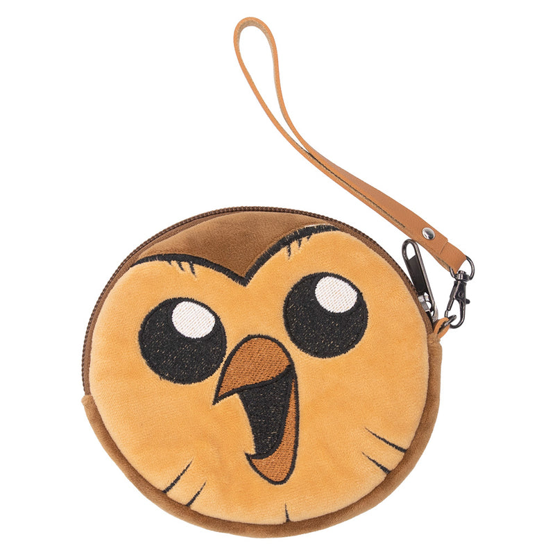 The Owl House Hooty Cosplay Wallet Coin Purse Key Chain Cute Plush Cartoon Purse Kids Bag Accessories Gifts