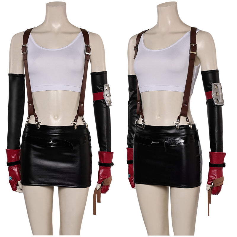 Tifa cos Cosplay Costume Outfits Halloween Carnival Suit Final Fantasy