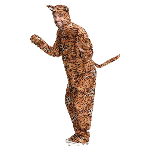 Tiger Jumpsuit Cosplay Costume Outfits Halloween Carnival Suit