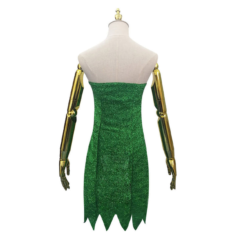 Tinker Bell Cosplay Costume Dress Halloween Carnival Disguise Suit