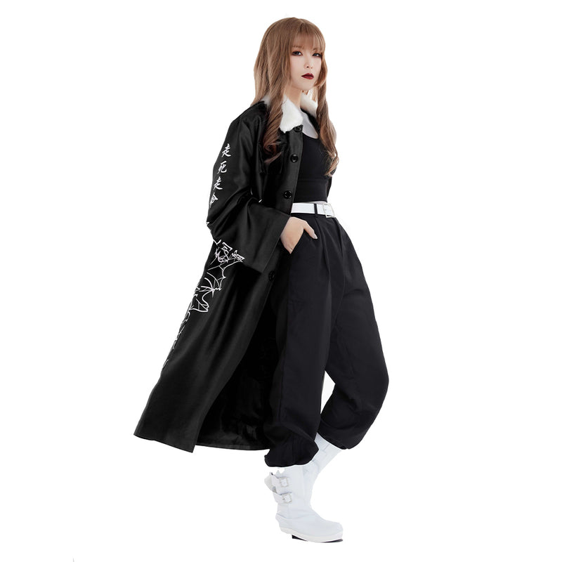 Tokkou Fuku black Christmas Bosozoku Kimono  Cosplay Costume Outfits Halloween Carnival Suit