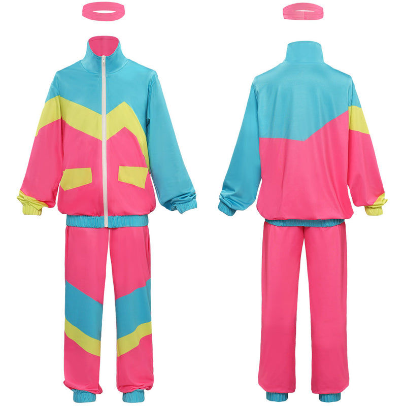 tracksuit Retro Cosplay Costume Outfits Halloween Carnival Party Suit children