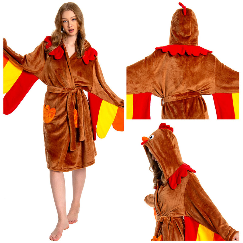 Turkey - animal series bathrobe - OLAOLA Original design