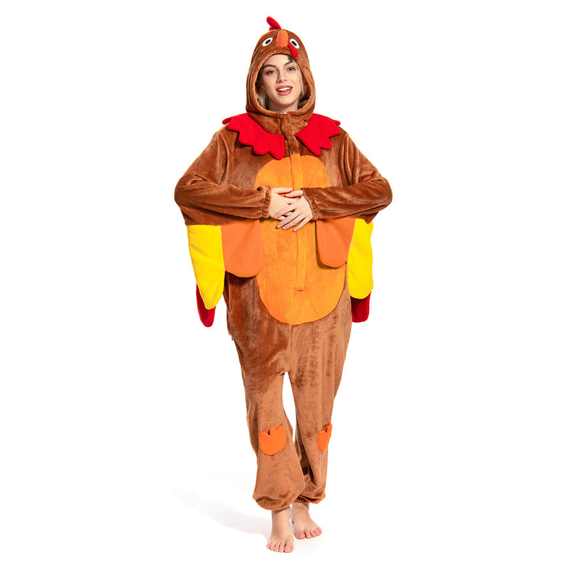 Turkey - animal series onesie - OLAOLA Original design Cosplay Costume Women Men Winter Unisex Cartoon Pyjamas