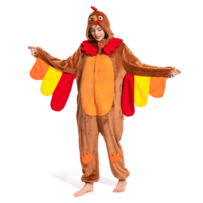 Turkey - animal series onesie - OLAOLA Original design Cosplay Costume Women Men Winter Unisex Cartoon Pyjamas