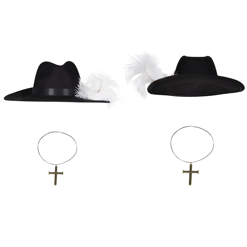 TV 2023 One Piece Eagle Eye Cross Necklace Hat Halloween Carnival Accessories Proop