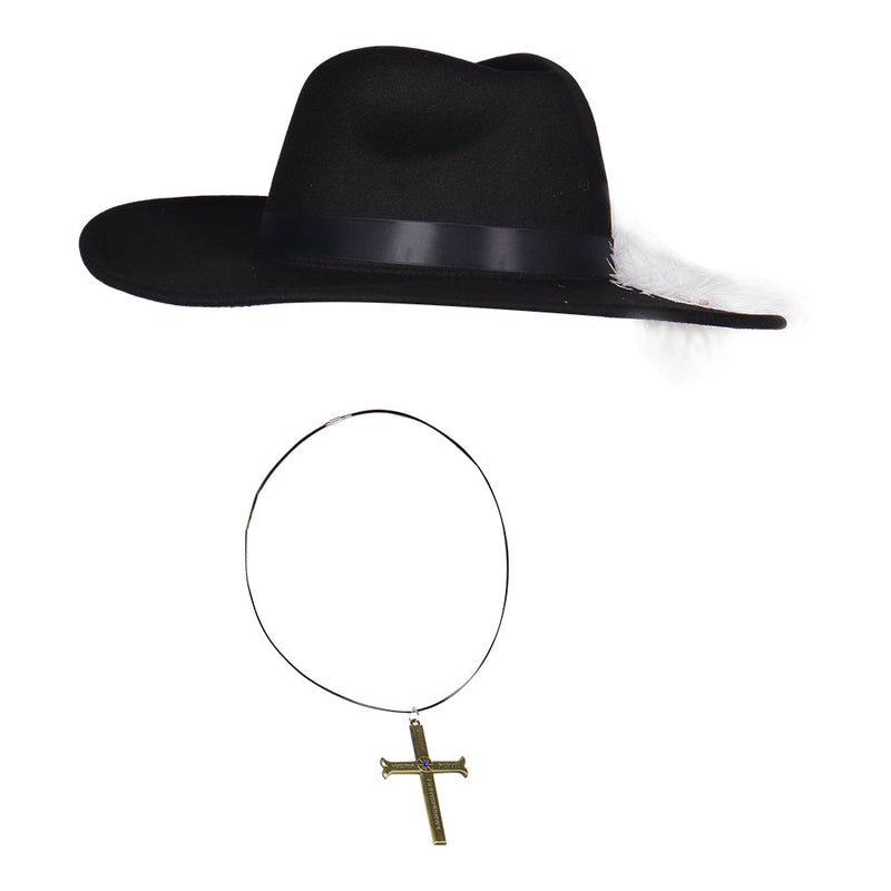 TV 2023 One Piece Eagle Eye Cross Necklace Hat Halloween Carnival Accessories Proop