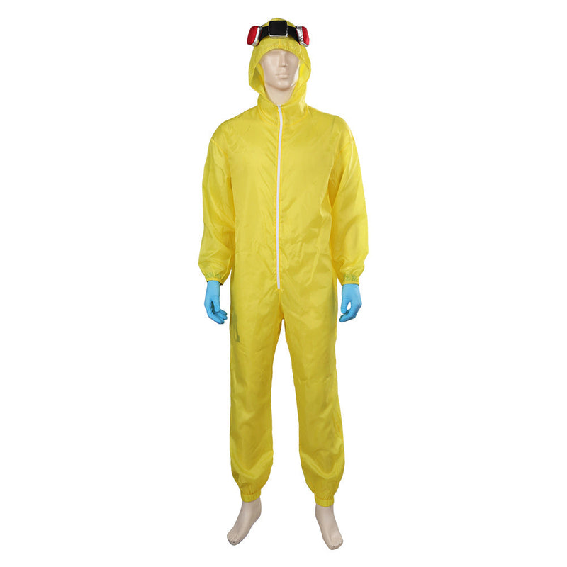 TV Breaking Bad Walter Yellow Jumpsuit Outfits Halloween Carnival Suit Cosplay Costume