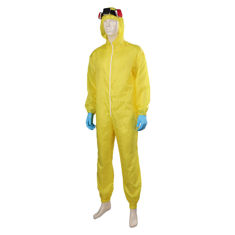 TV Breaking Bad Walter Yellow Jumpsuit Outfits Halloween Carnival Suit Cosplay Costume