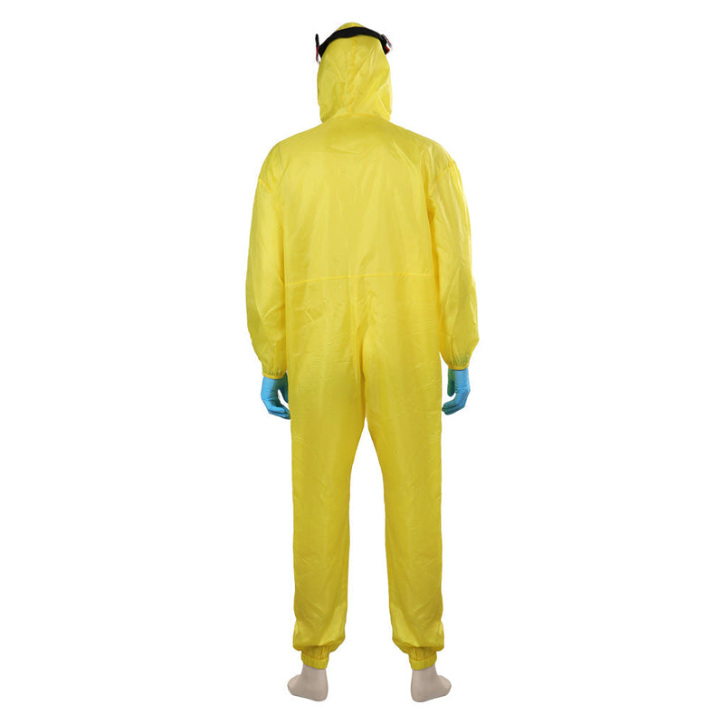 TV Breaking Bad Walter Yellow Jumpsuit Outfits Halloween Carnival Suit Cosplay Costume