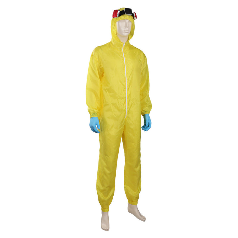 TV Breaking Bad Walter Yellow Jumpsuit Outfits Halloween Carnival Suit Cosplay Costume