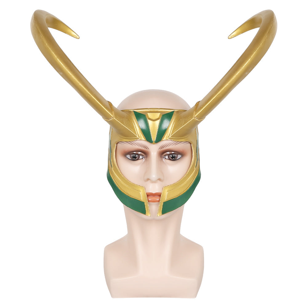 VeeGet Loki Season 2 Longhorn Mask Cosplay Latex Masks Helmet Masquera ...