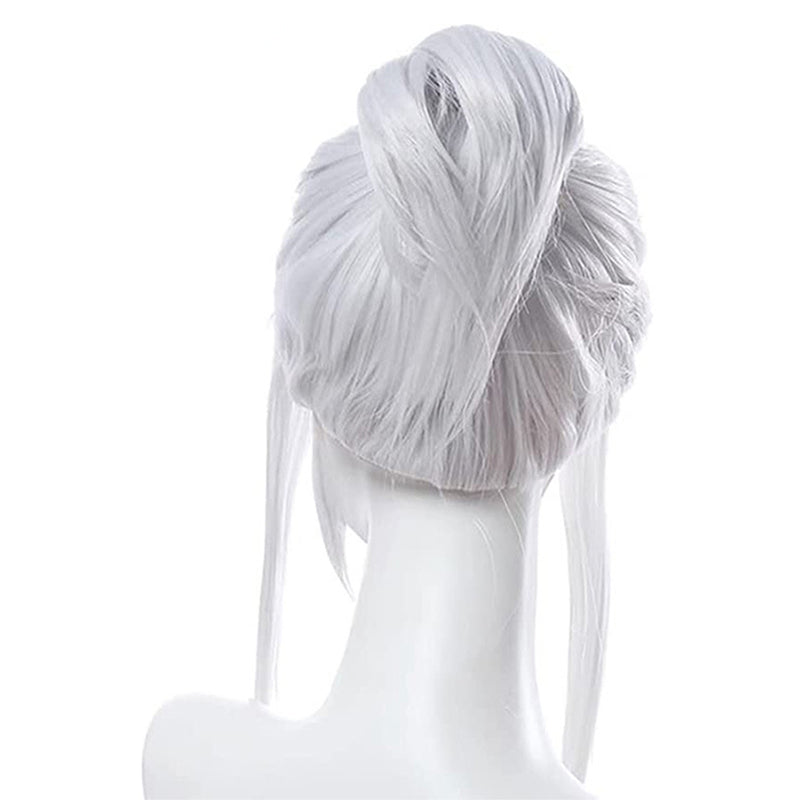 Valorant JETT  Cosplay Wig Heat Resistant Synthetic Hair Carnival Halloween Party Props