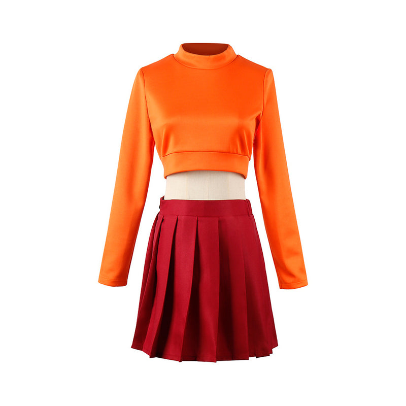 Velma Cosplay Costume Outfits Halloween Carnival Suit