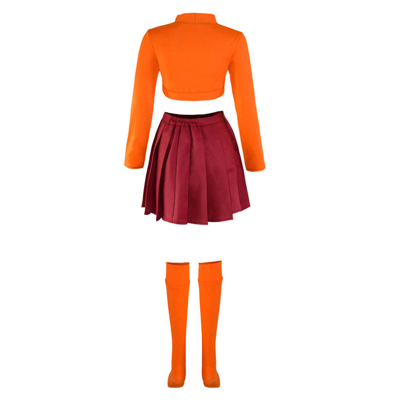 Velma Dinkley Cosplay Costume Uniform Outfits Halloween Carnival Costumes