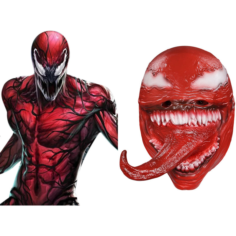 Venom: Let There Be Carnage -Carnage  Mask Cosplay Latex Masks Helmet Masquerade Halloween Party Costume Props