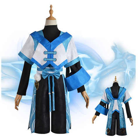 Genshin Impact Scaramouche/Wanderer Cosplay Coatume Top Pants Outfits Halloween Carnival Suit