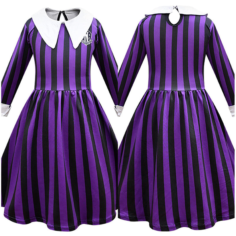 Wednesday Addams Wednesday - Enid Cosplay Costume Dress Outfits Halloween Carnival Suit